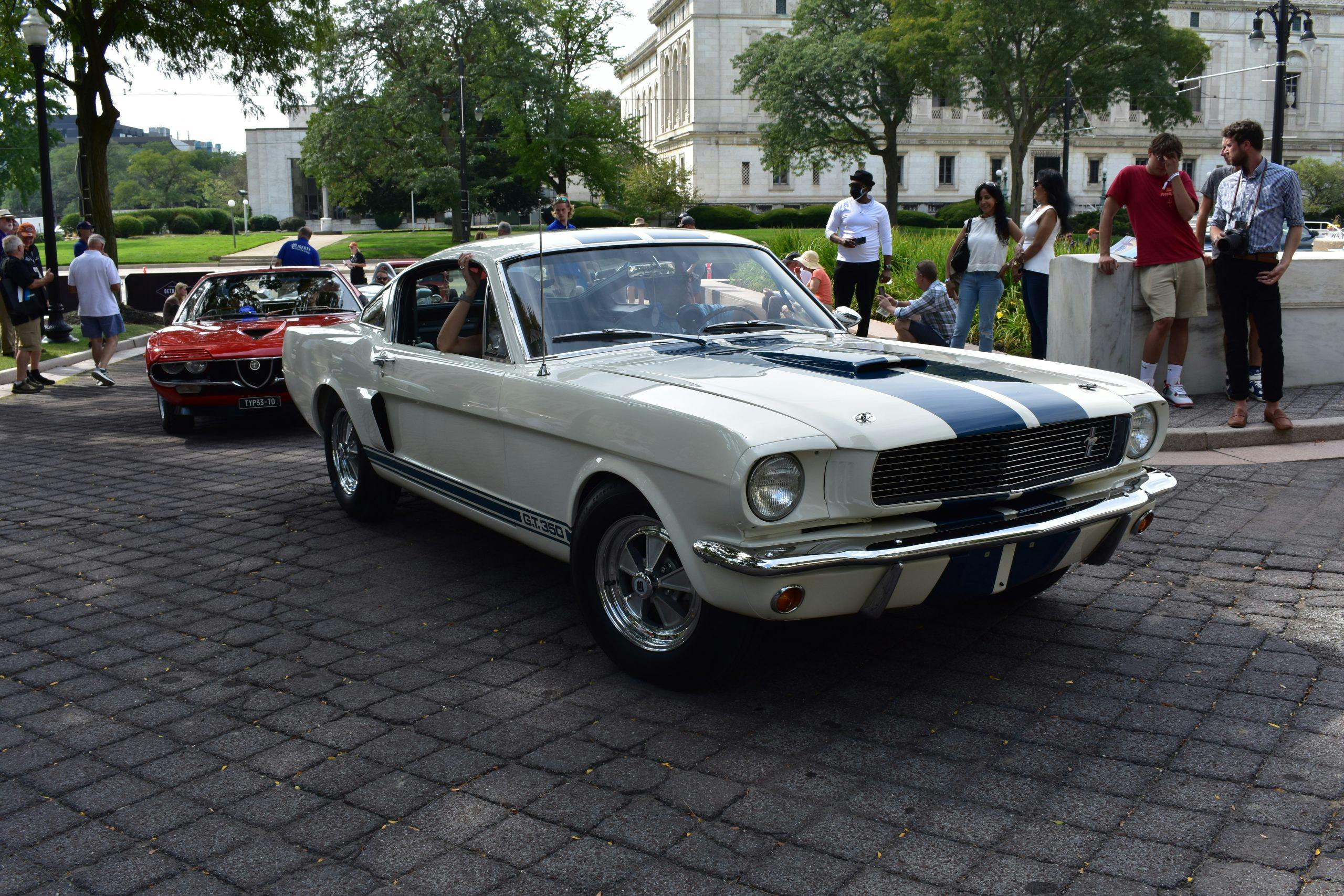 Detroit Concours Mustang front three-quarter