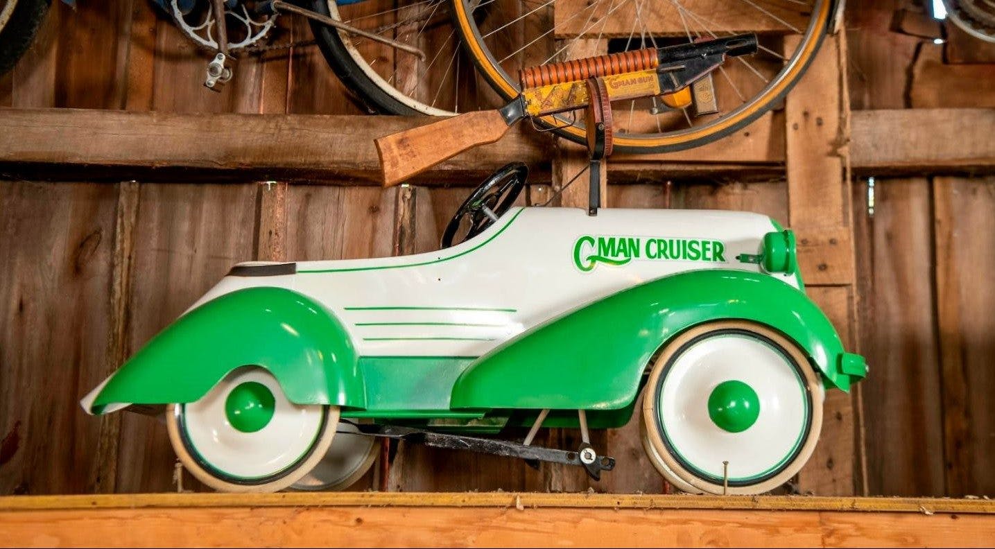 Elmer's pedal cars
