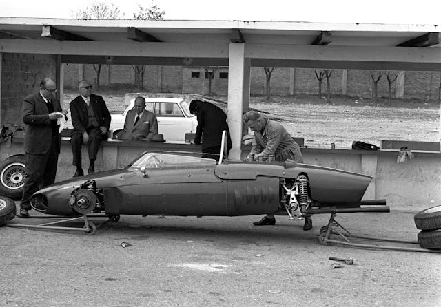 Ferrari 156-F1 testing