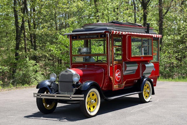 1929 Ford Model AA Popcorn Truck front three-quarter