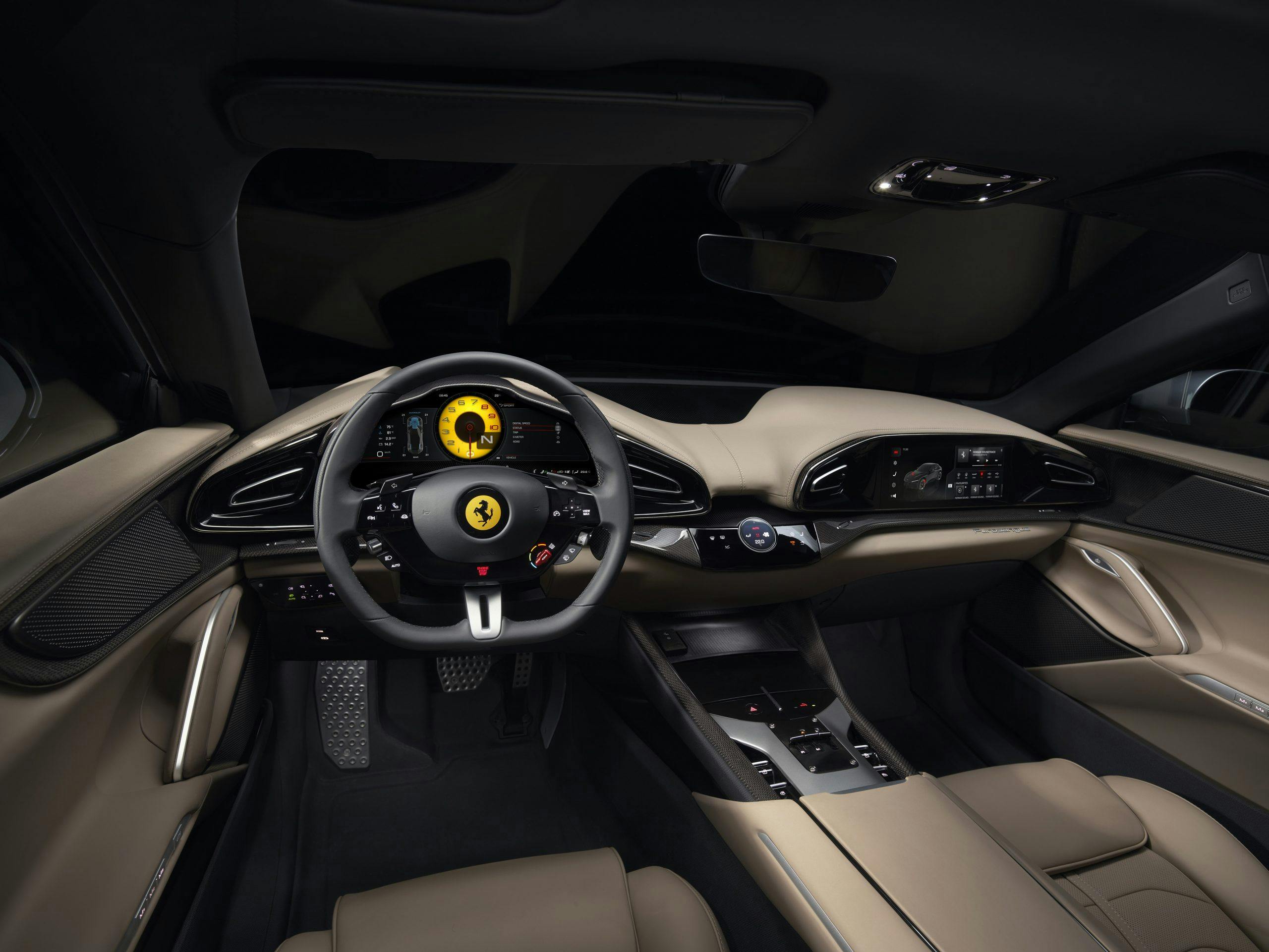 Ferrari Purosangue interior front