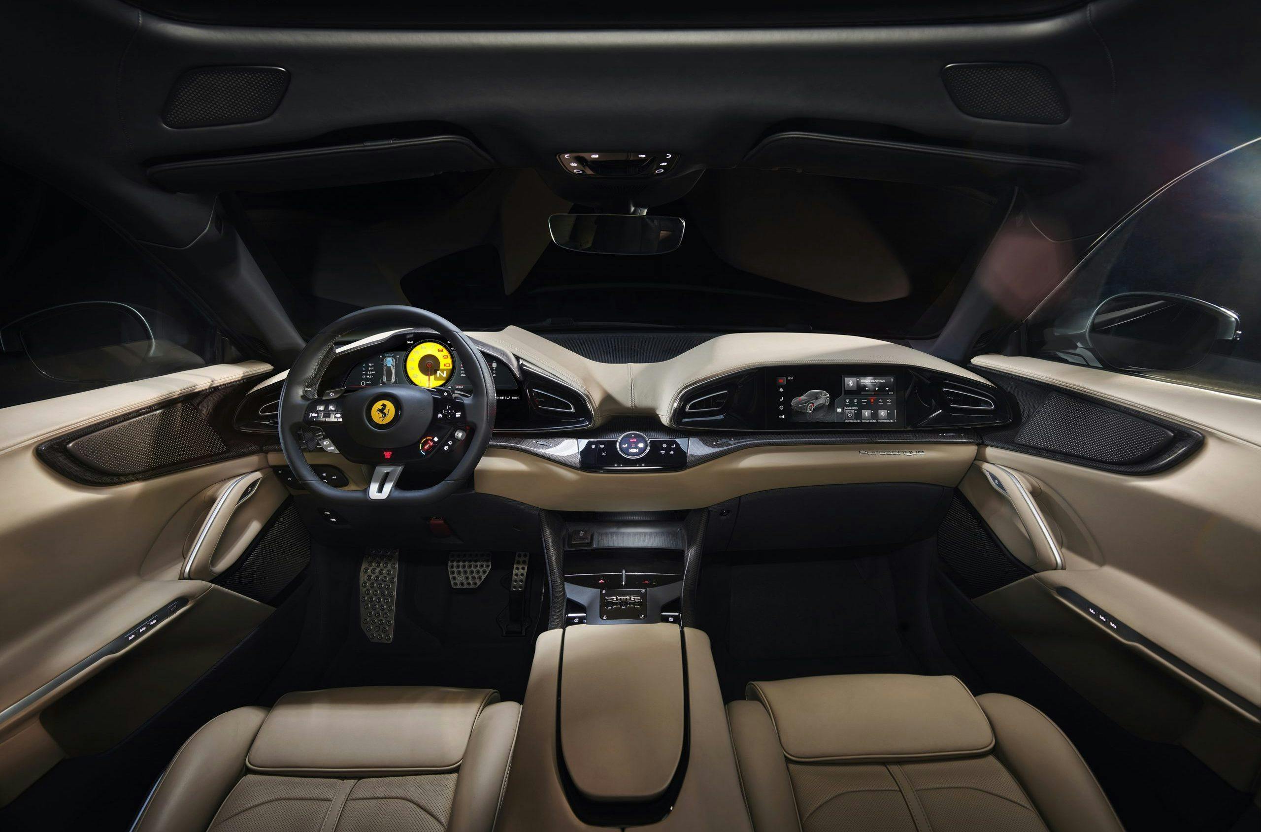 Ferrari Purosangue interior front