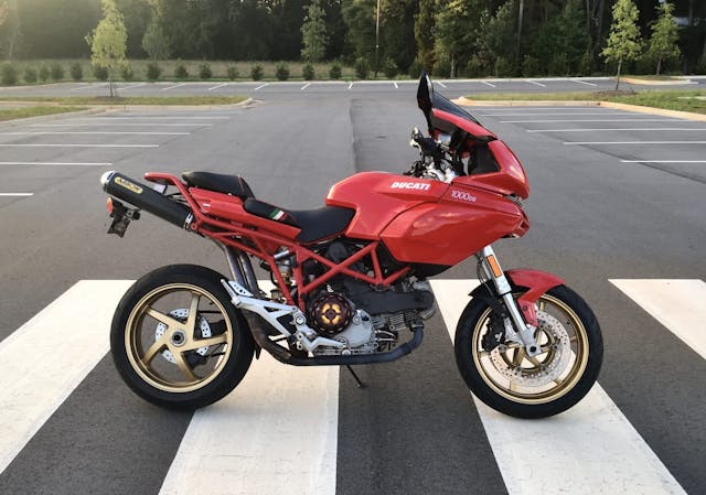 ducati bike side profile