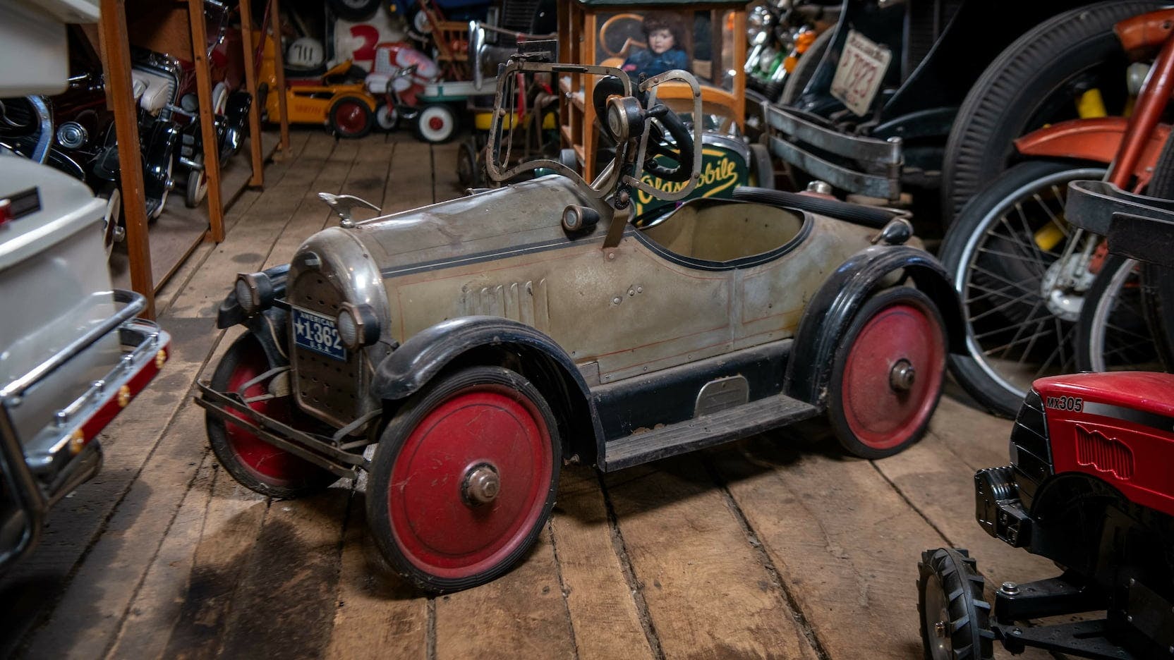 1927 american national lincoln pedal car toy