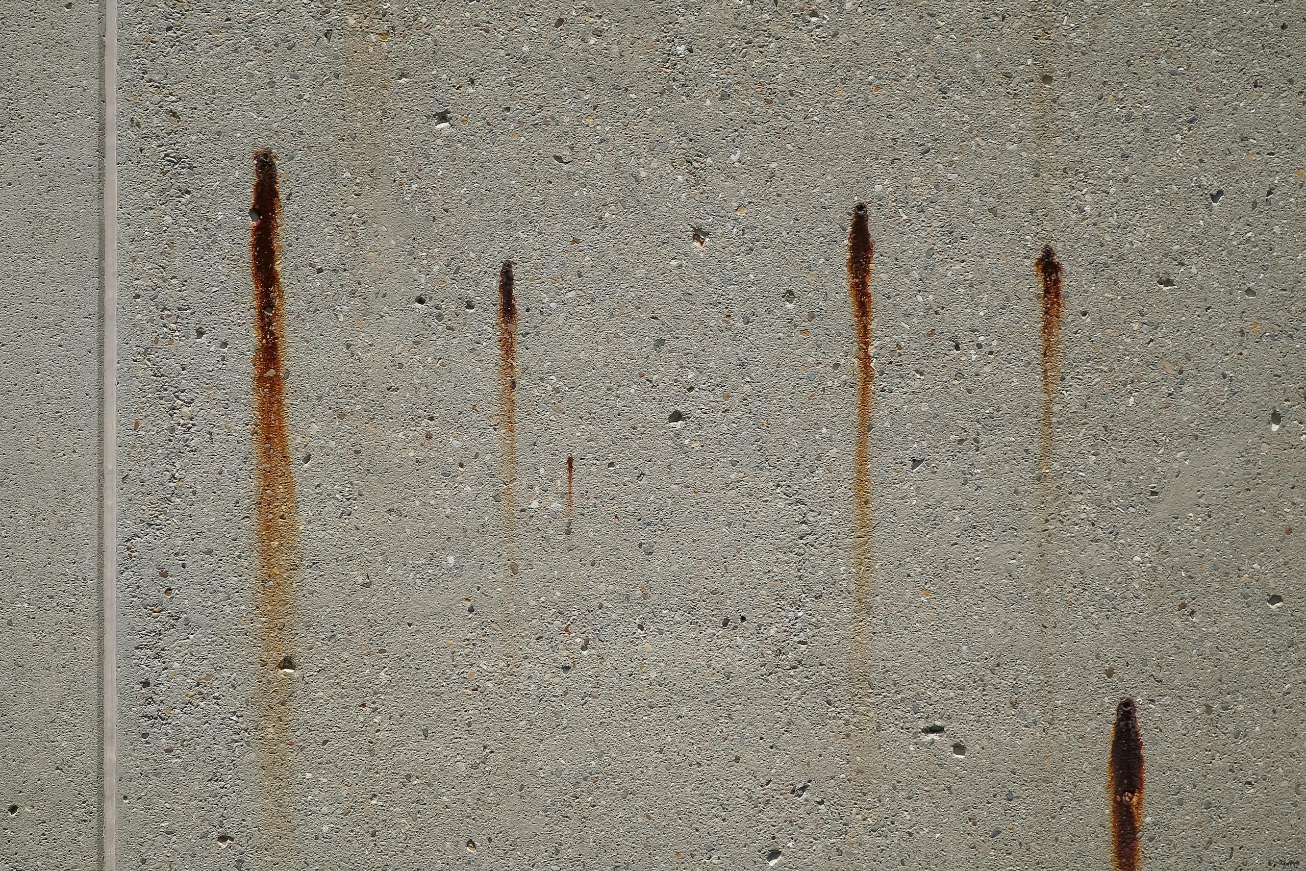 Columbus Indiana architecture wall texture stains