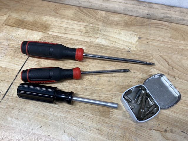 screwdrivers for tool kit
