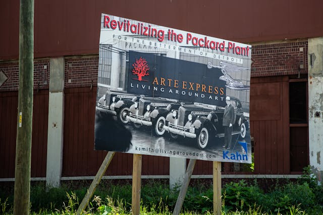 Revitalizing the Packard Plant billboard