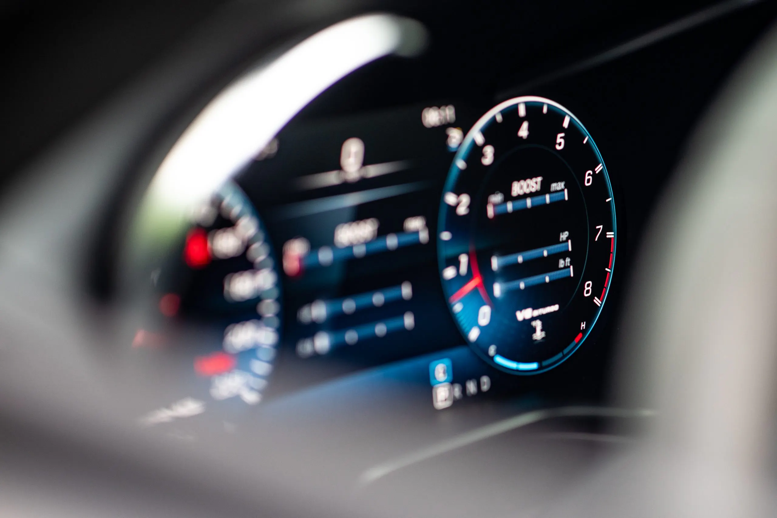 2021 Mercedes-AMG GT Stealth Edition interior tach