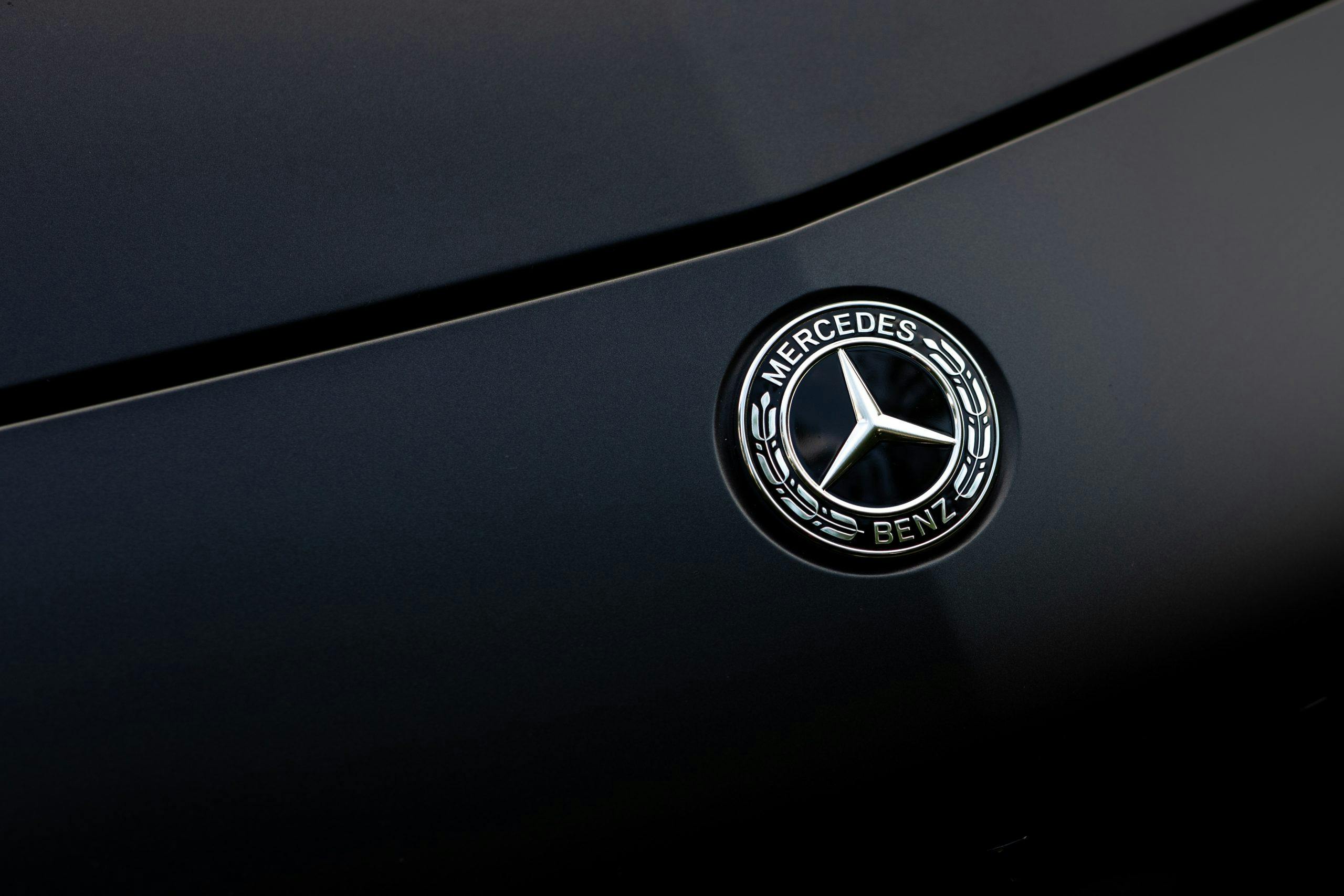 2021 Mercedes-AMG GT Stealth Edition badge logo detail