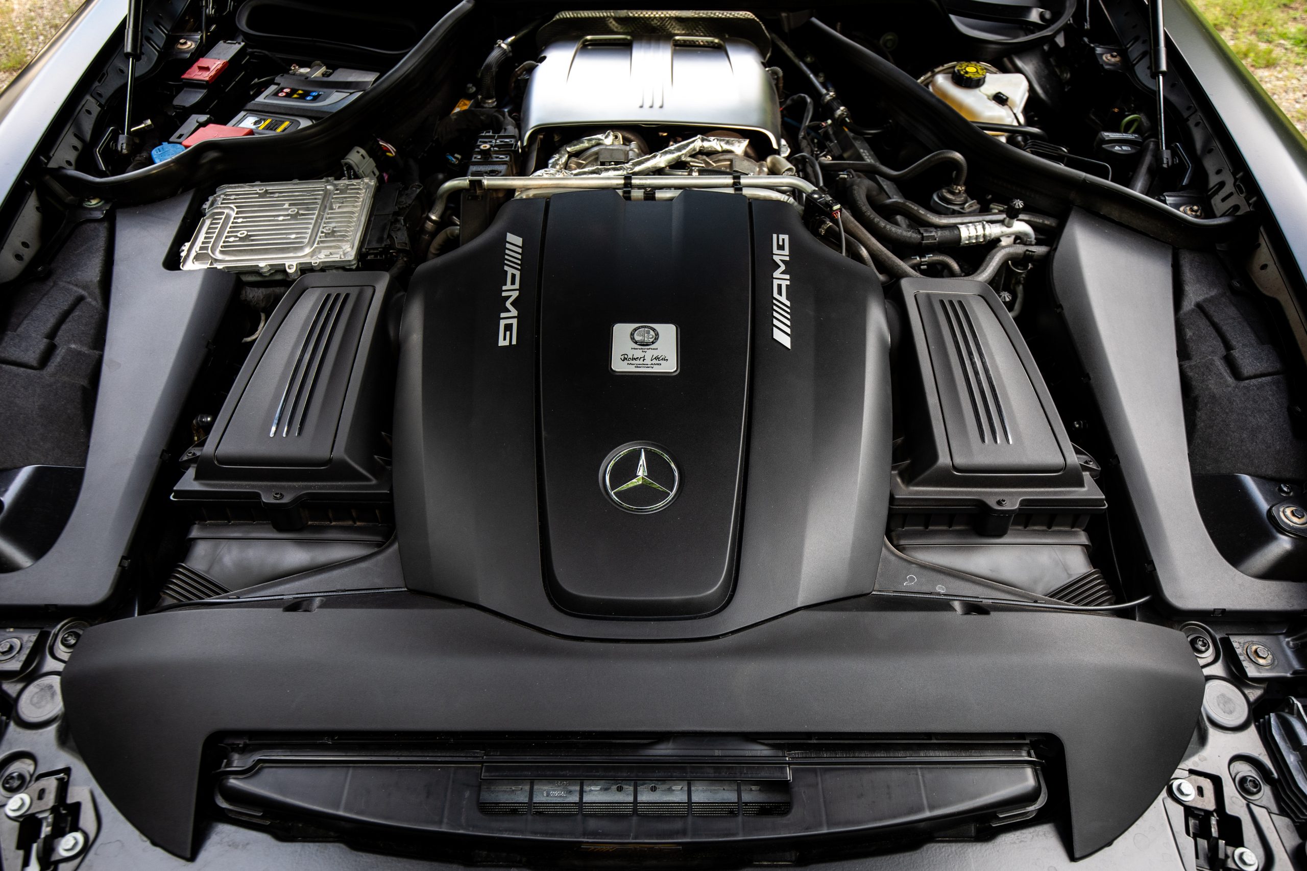 2021 Mercedes-AMG GT Stealth Edition engine