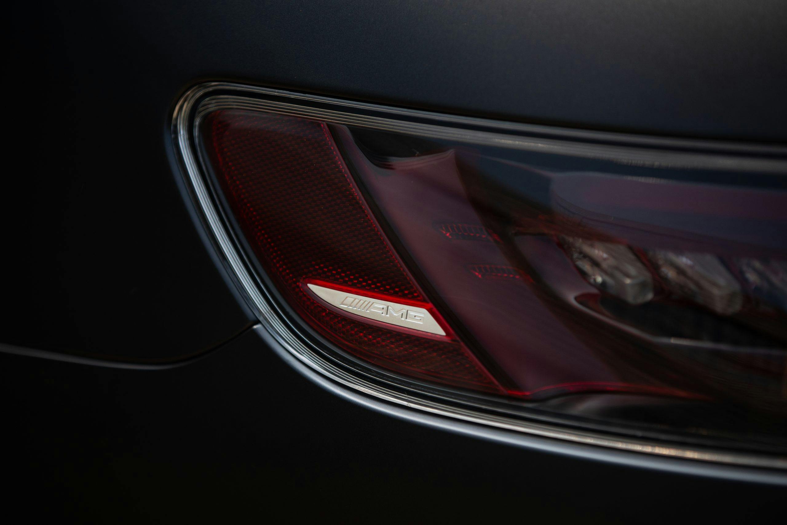 2021 Mercedes-AMG GT Stealth Edition light badge detail