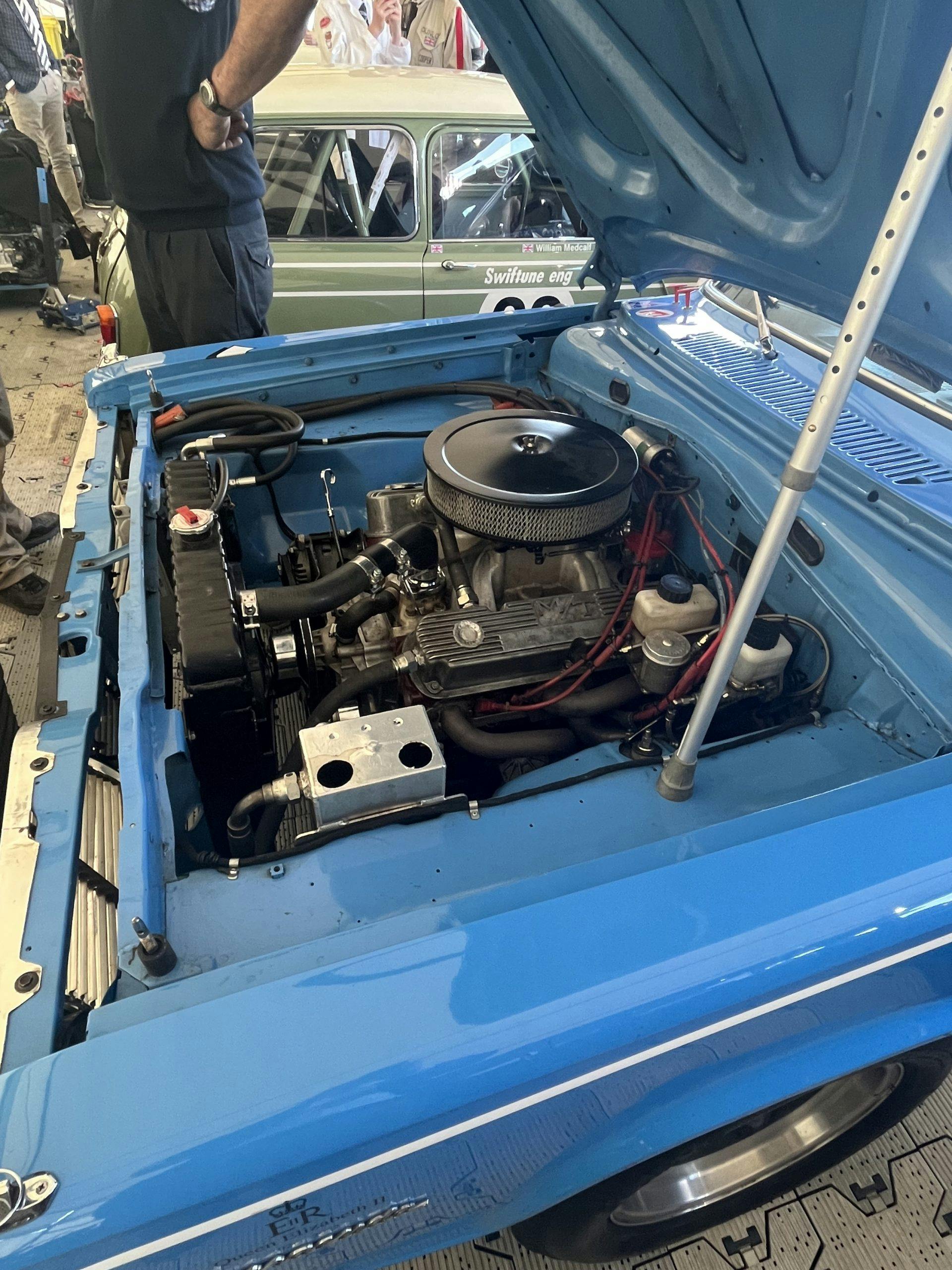 Rowan Atkinson car engine