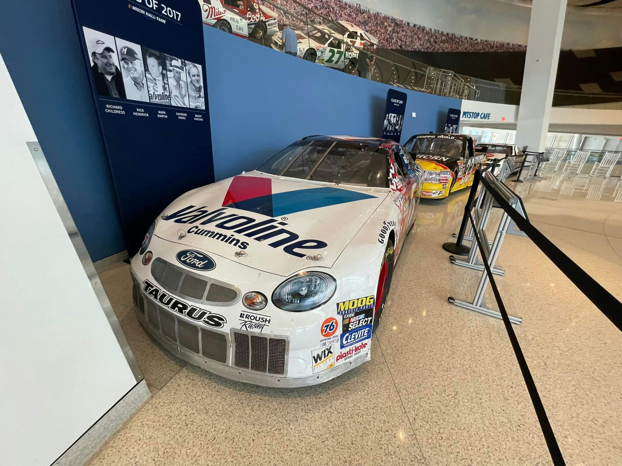 Life-size NASCAR diecast display
