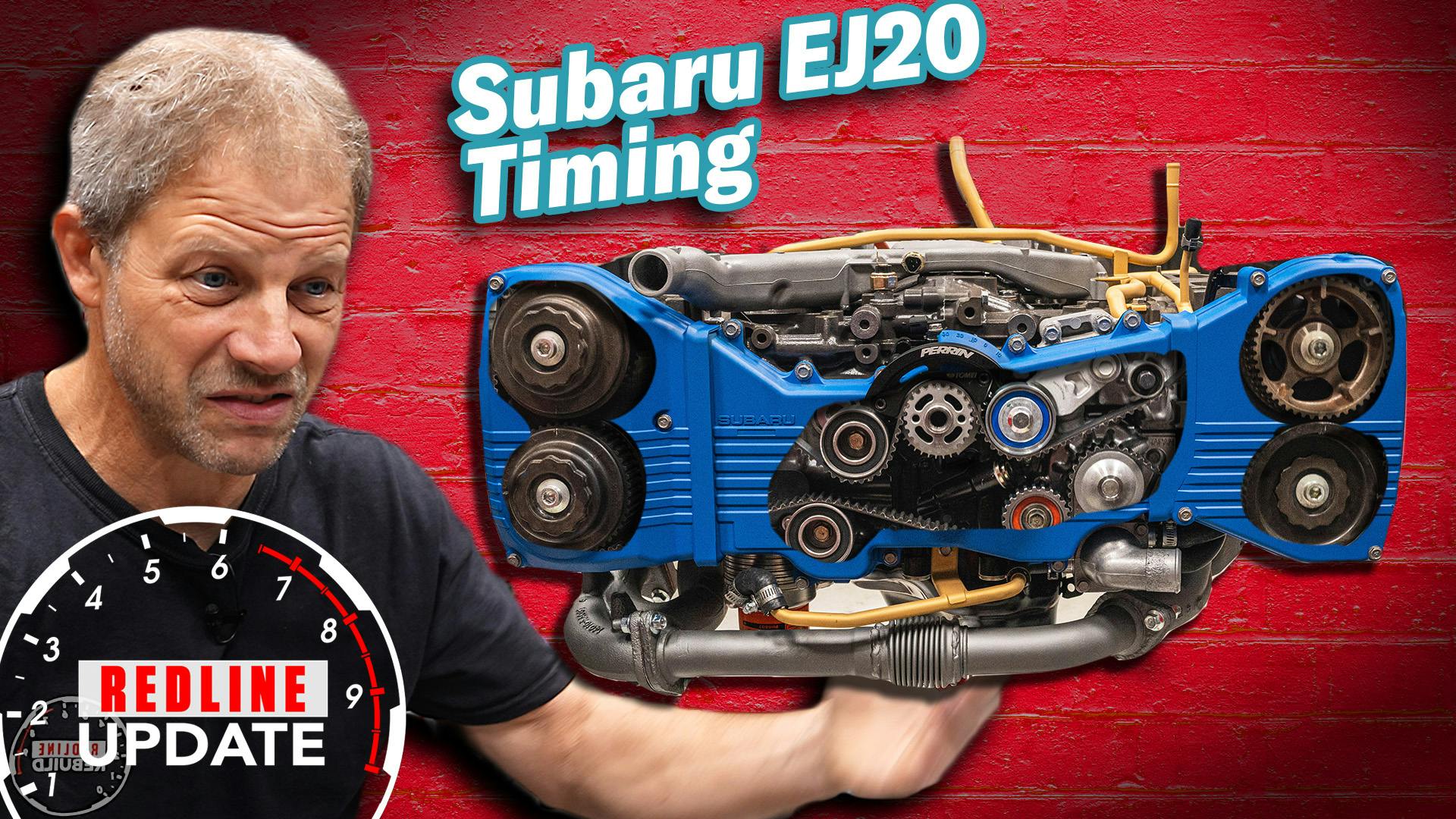 I need more hands! Setting timing on our Subaru WRX | Redline Updates ...