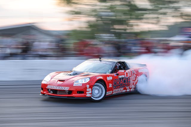 Drift Games - The Corvette made a LOT of smoke at testing, but did the car work as planned? We had a drama-filled testing session where only one of the cars survived