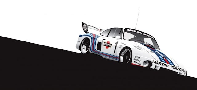Martini Porsche livery art