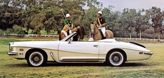Stutz 1975 D'Italia convertible side profile