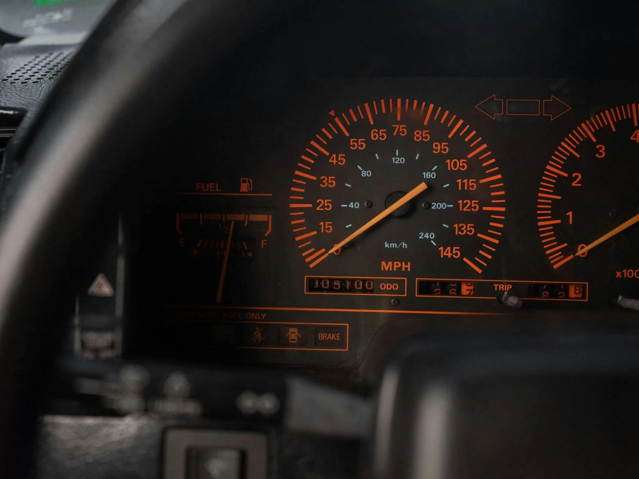 Tom Cruise Nissan 300ZX Turbo speedometer