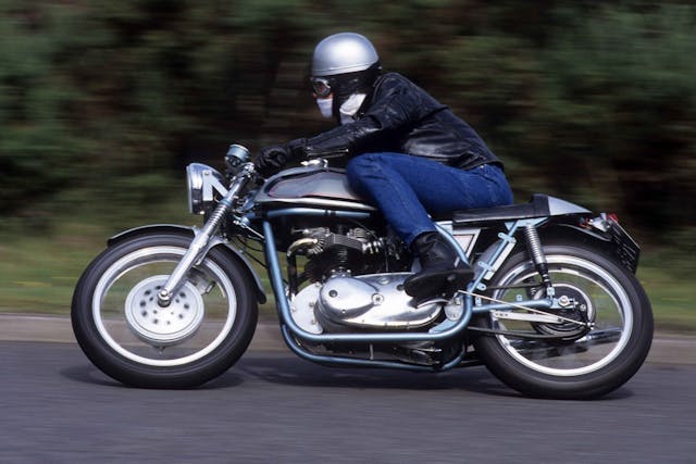 1965 Dresda Triton riding action