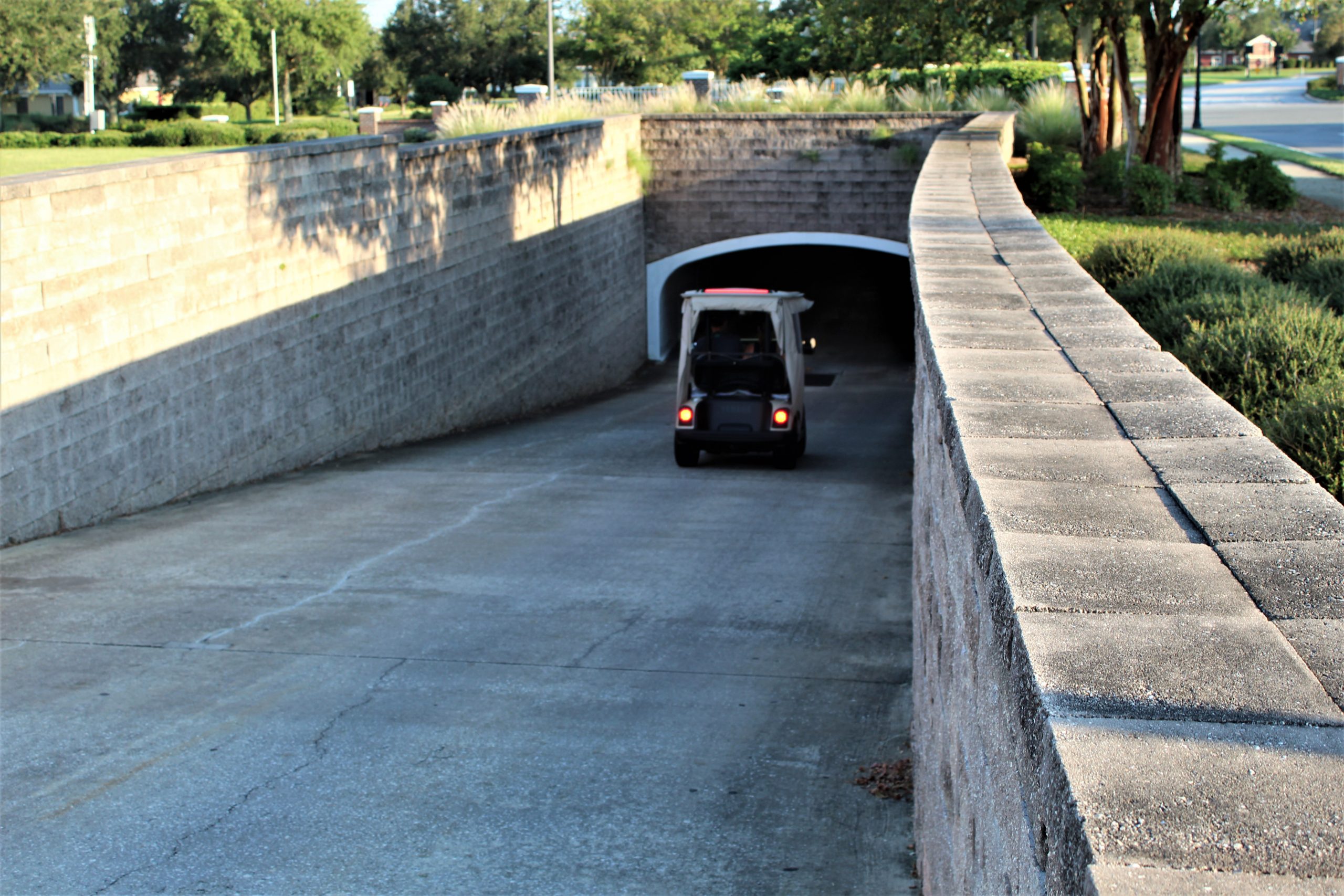 The golf cart is king at The Villages, but the grass isn't all green