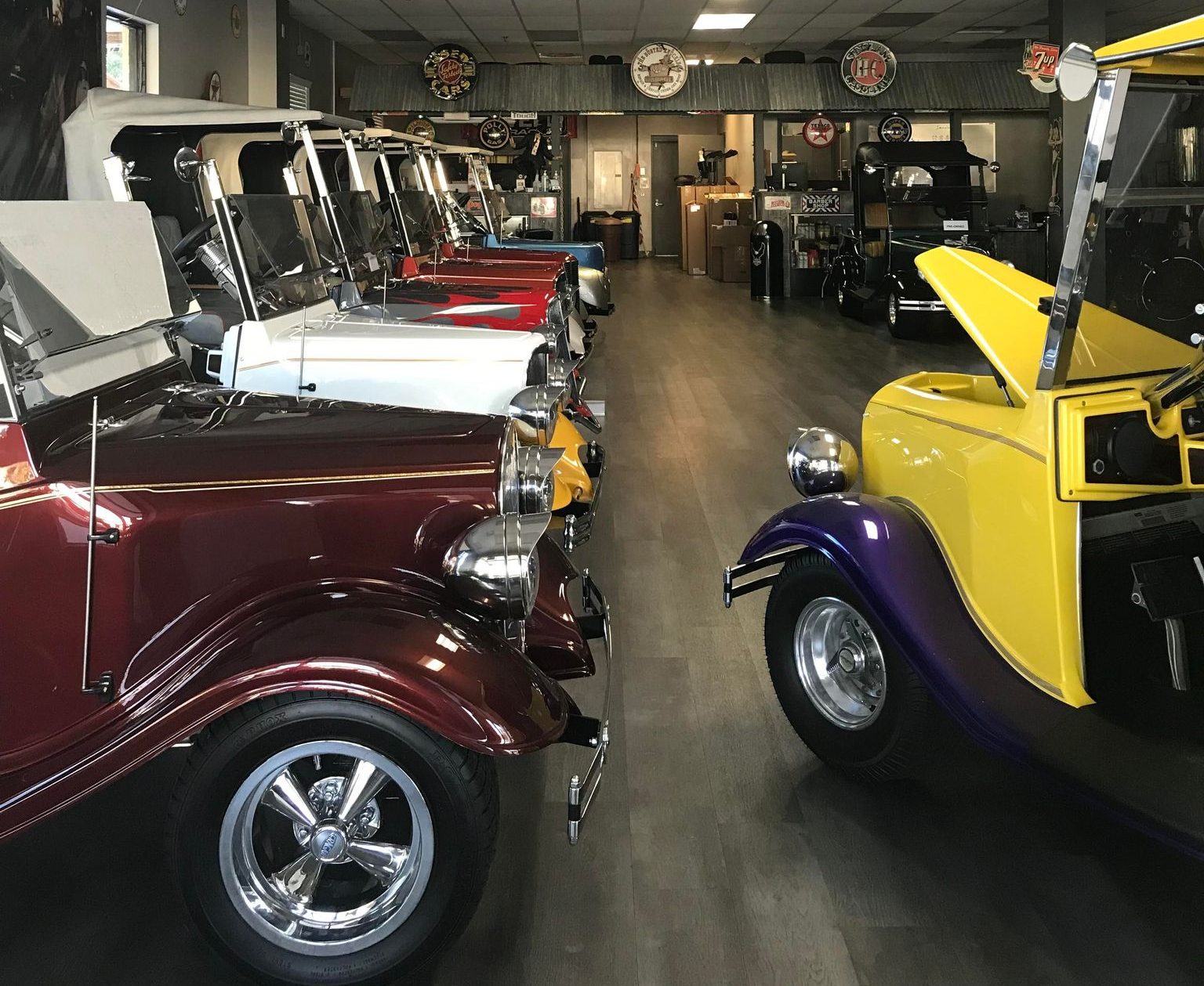 The golf cart is king at The Villages, but the grass isn't all green