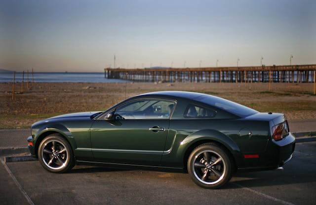 2008 Ford Mustang Bullitt profile green