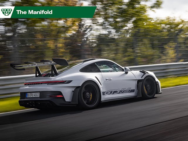 Manifold Lede Porsche 911 GT3 RS 'Ring record