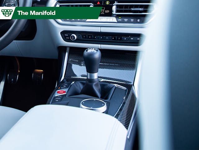 2022 BMW M3 Manual transmission shift lever Manifold Lede