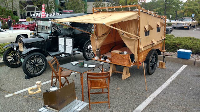 1920s Auto camping display