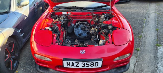 1994 Mazda RX-7 engine bay