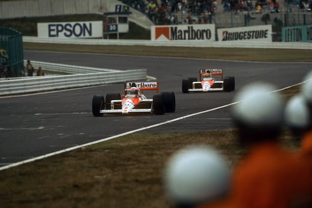 1998 Grand Prix of Japan Senna and Prost