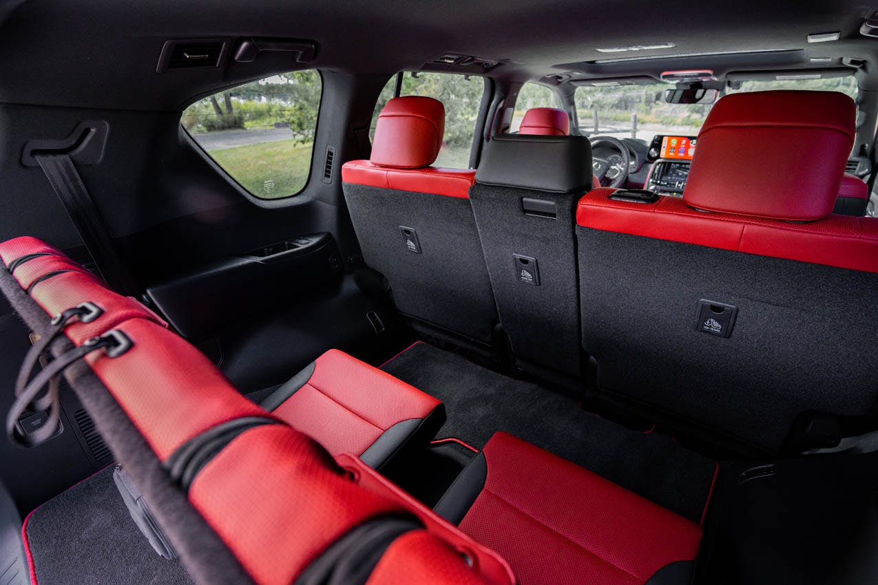 2022 Lexus LX 600 F Sport interior third row