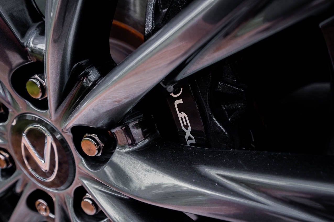 2022 Lexus LX 600 F Sport exterior brake caliper detail