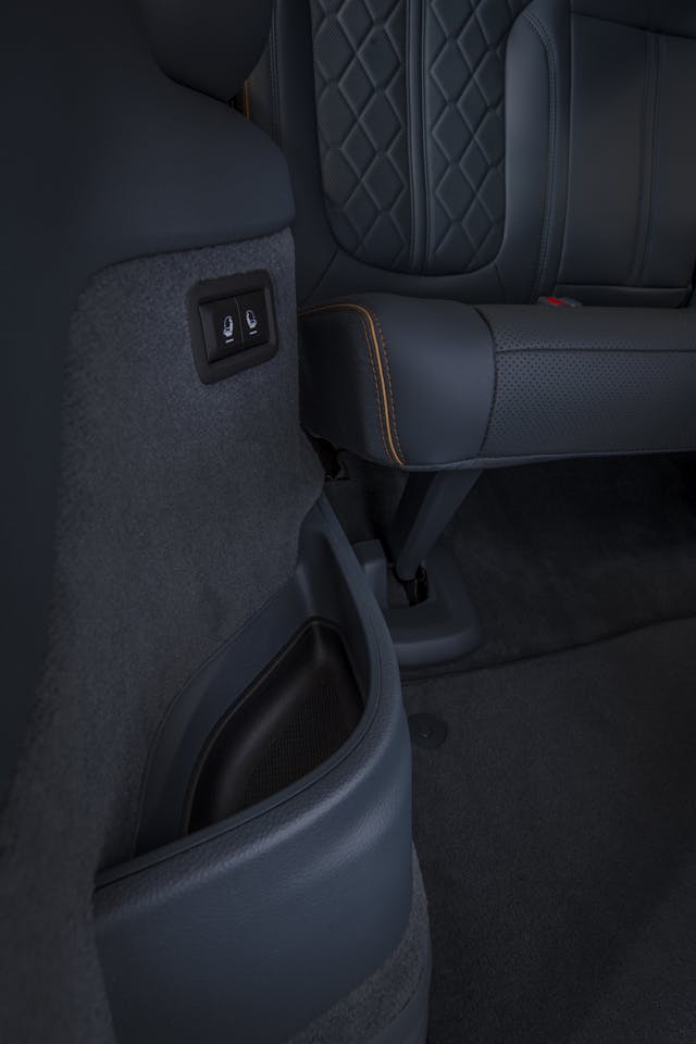 2023 Grand Wagoneer L Series III interior Blue Agave third-row cubby
