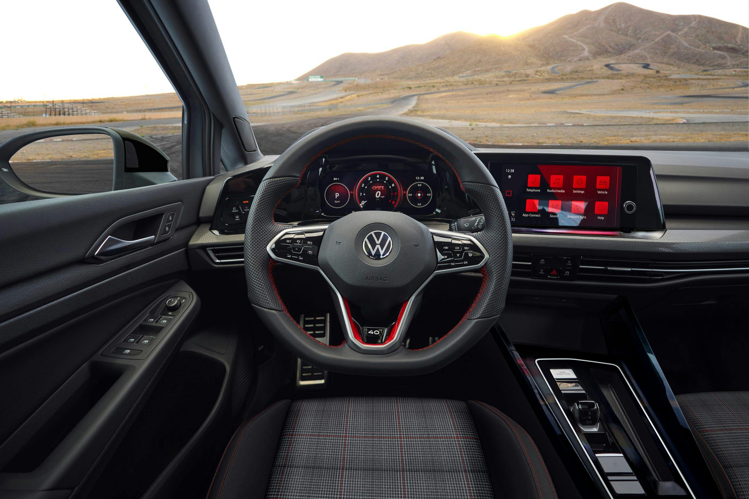 2023 Volkswagen Golf GTI 40th Anniversary Edition interior