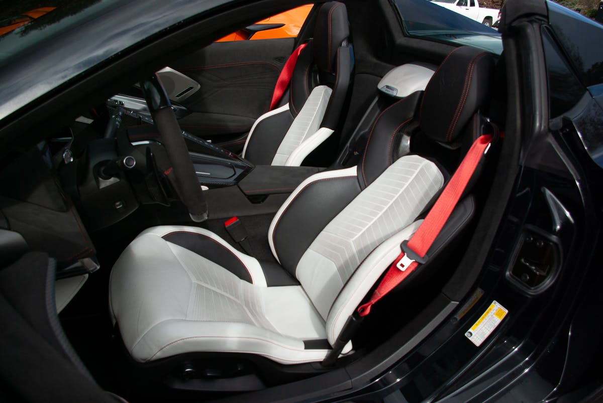 2023 Corvette Z06 black interior