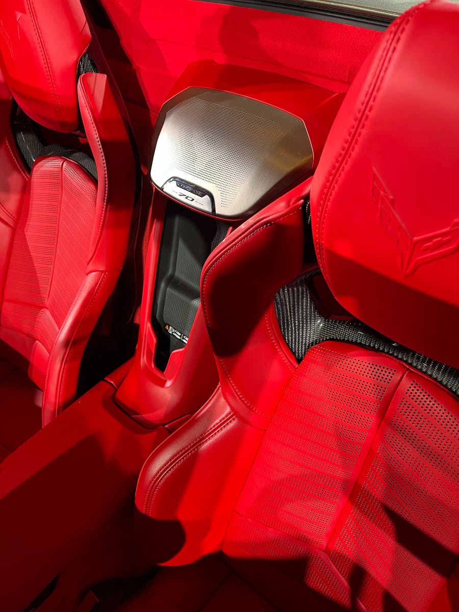 2023 Corvette Z06 interior console