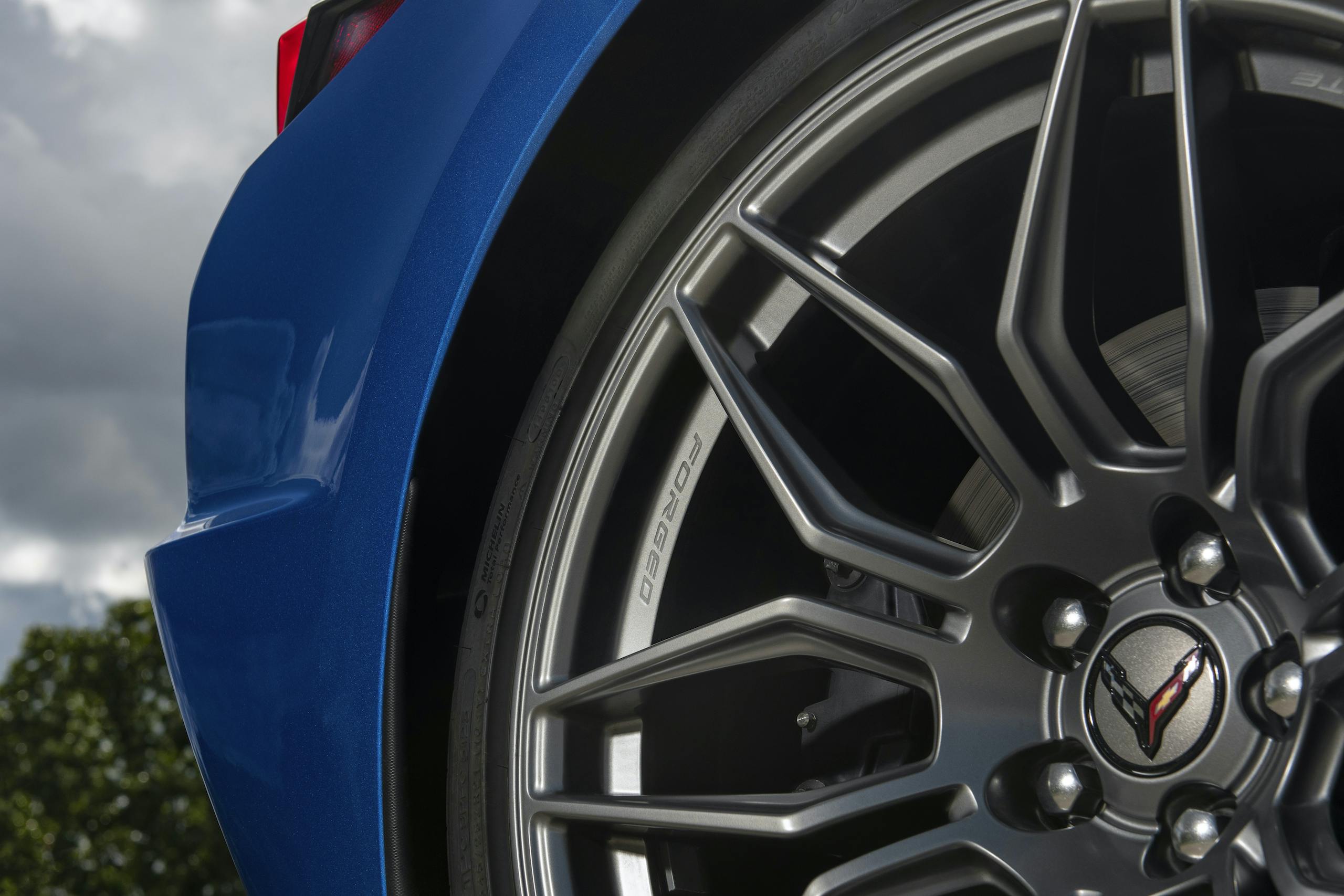 2023 Corvette Z06 wheel closeup