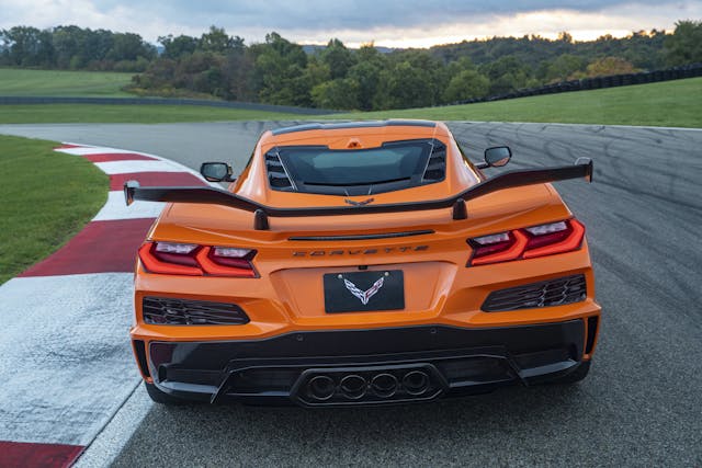 2023 Corvette Z06 rear orange