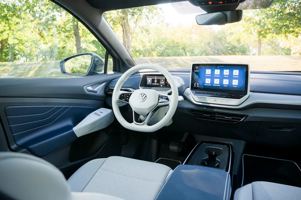2023 Volkswagen ID.4 interior Galaxy front cabin area