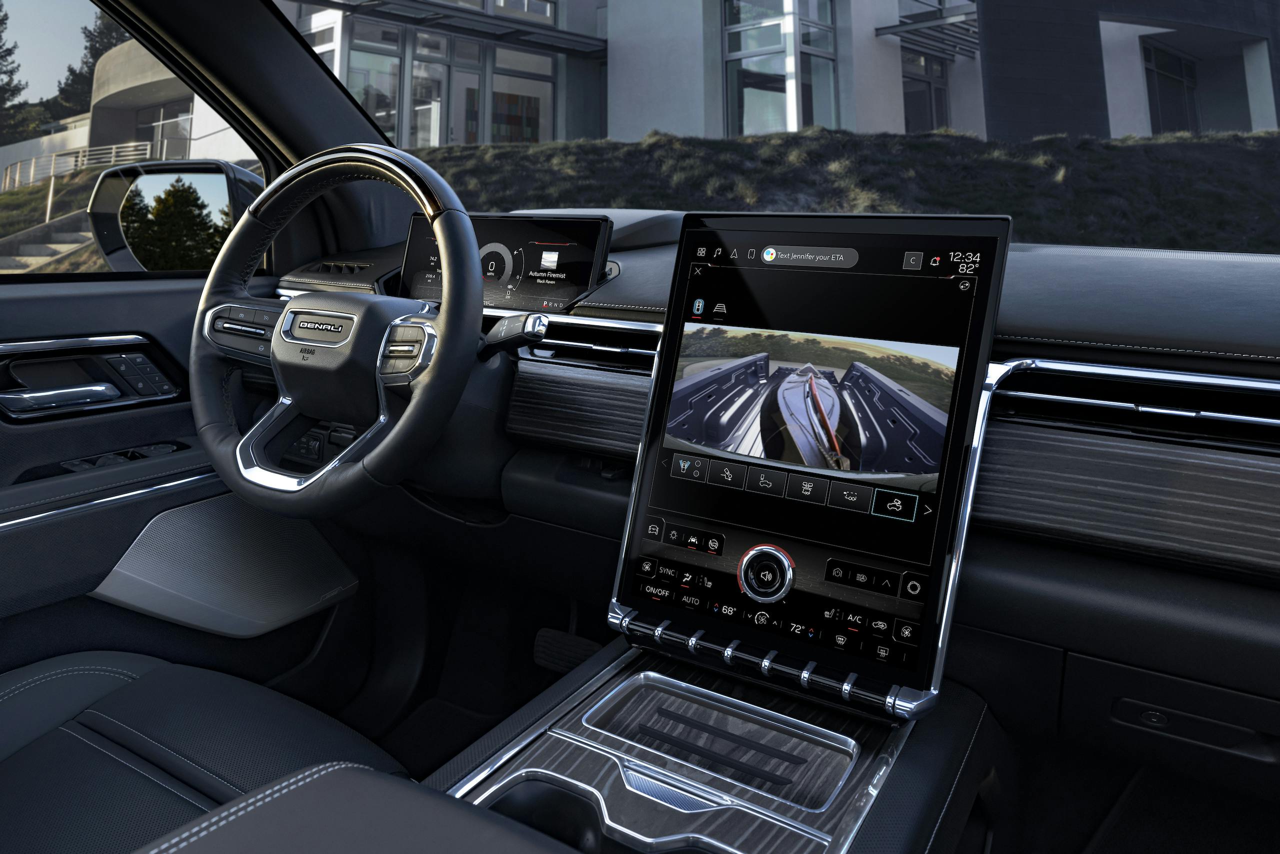 2024 Sierra EV Denali Edition interior infotainment