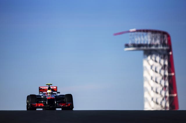 Lewis Hamilton British McLaren Formula One 2012 COTA