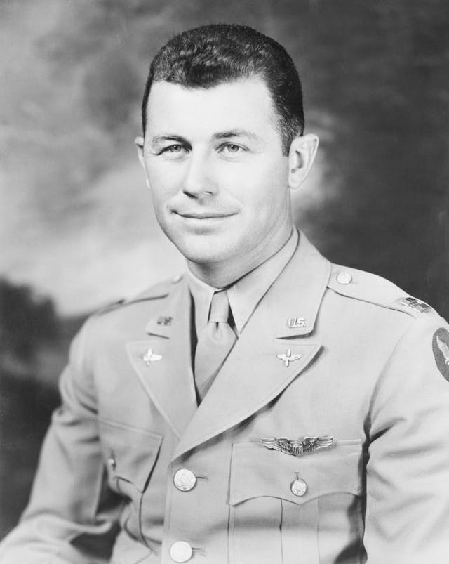 Captain Charles Chuck E. Yeager portrait