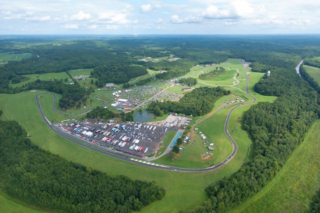 Virginia International Raceway VIR track aerial view