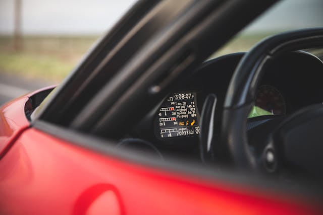 Ferrari Enzo cockpit odometer