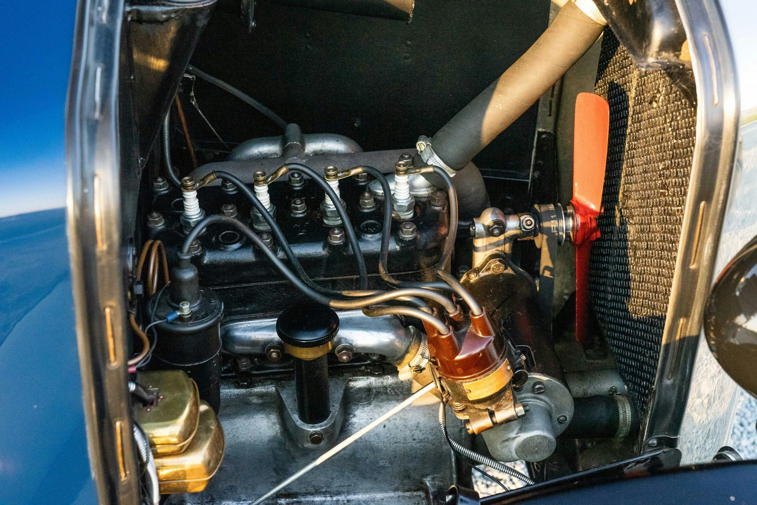 Austin 7 vintage car engine