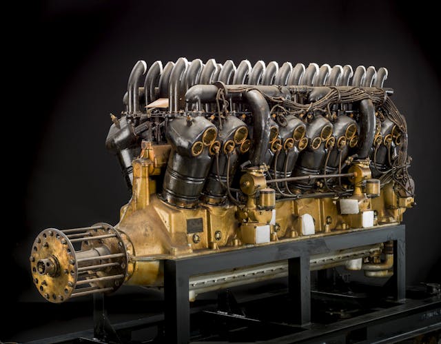 Duesenberg H Direct aircraft engine WWI era