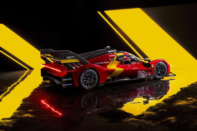 Ferrari 499P LMH le mans race car revealed