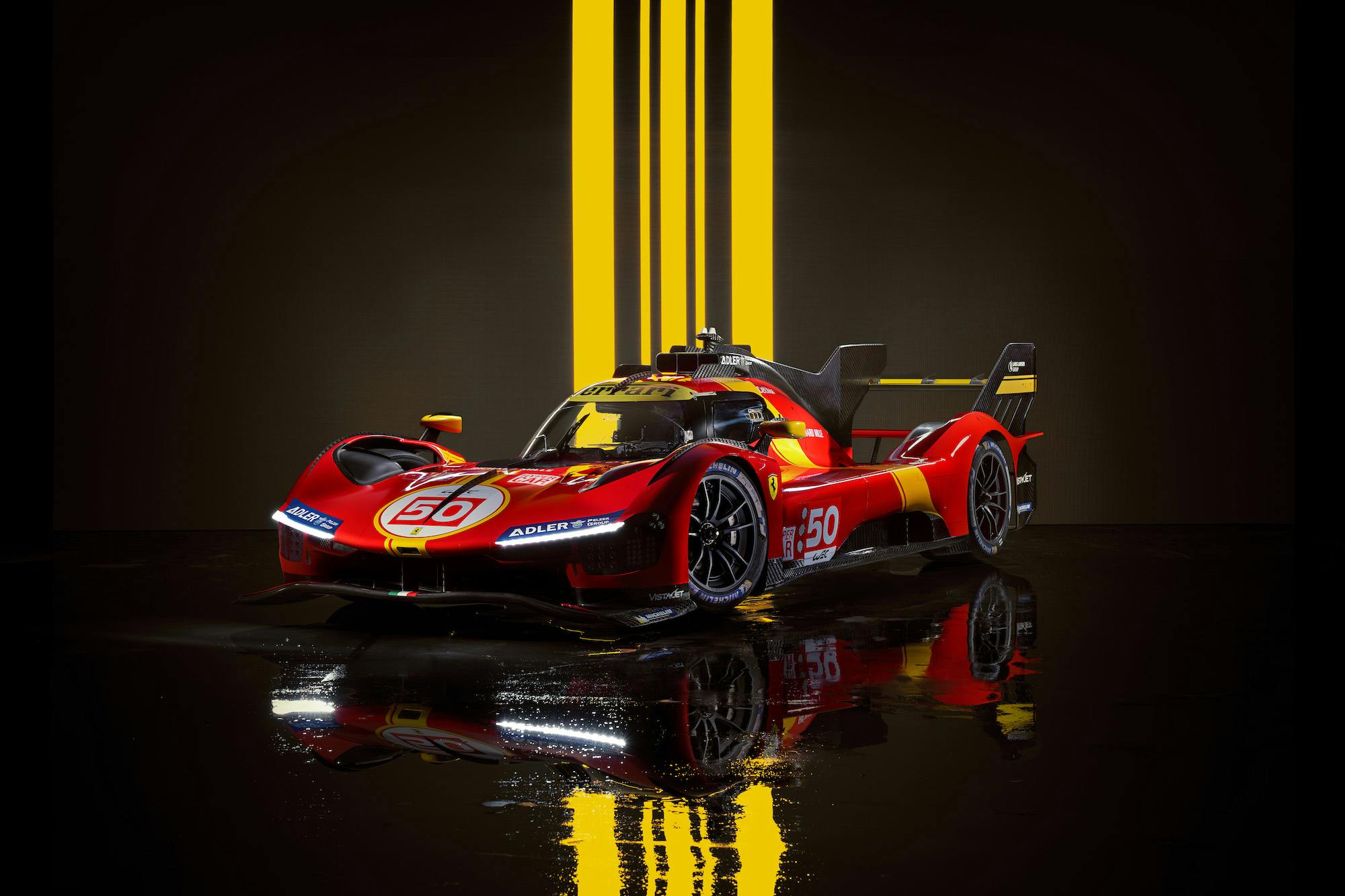 Ferrari 499P LMH le mans race car revealed