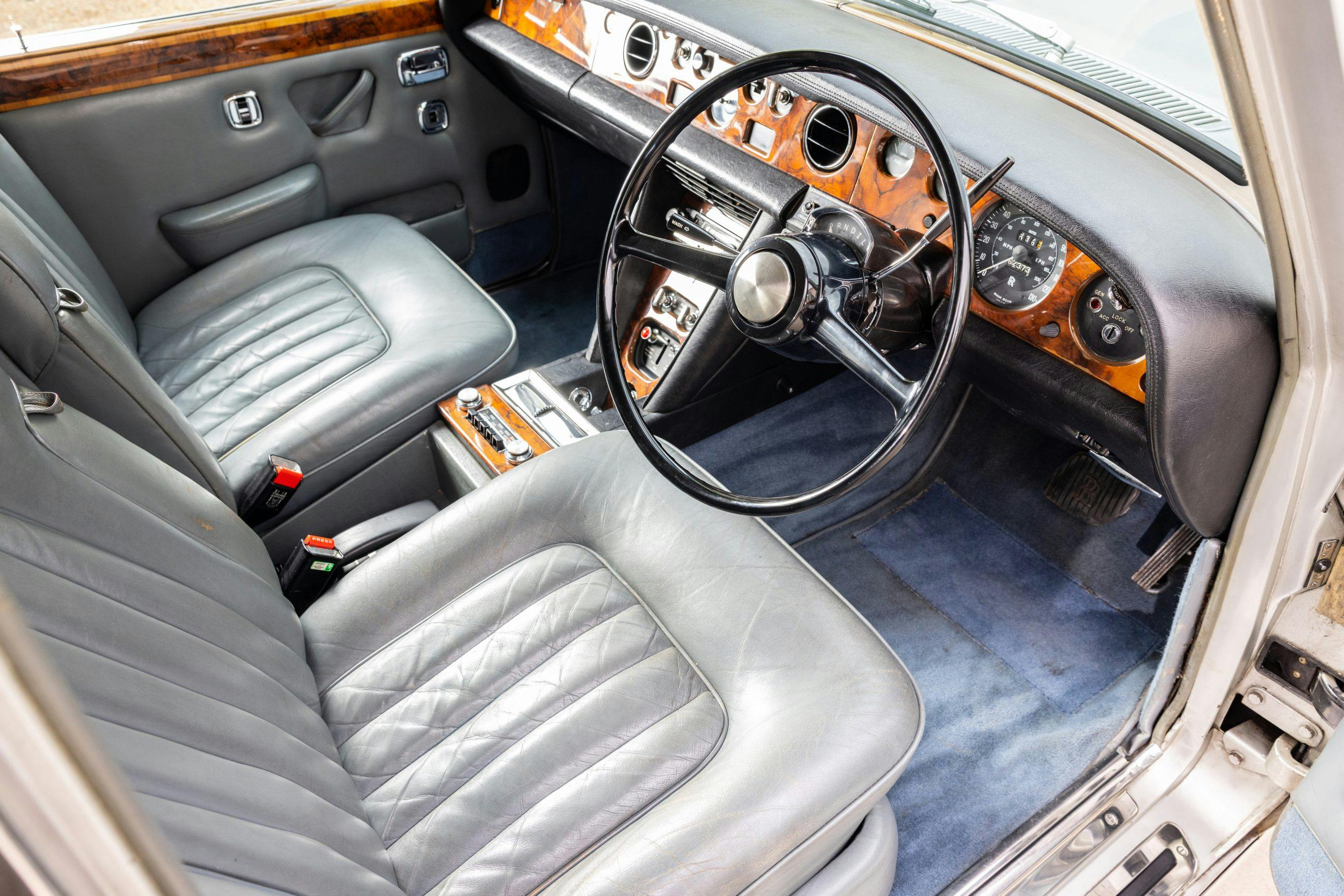 Freddy Mercury 1974 Rolls Royce Silver Shadow interior